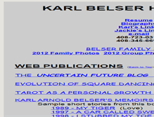 Tablet Screenshot of karl-belser.com